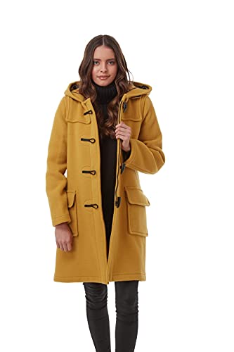 Montgomery Original Womens Duffle Coat - Mustard (Medium)