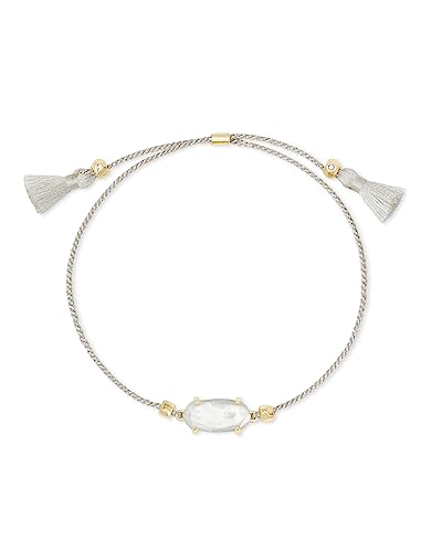 Kendra Scott Everlyne Cord Friendship Bracelet in 14k Gold-Plated Brass, Ivory Mother-of-Pearl