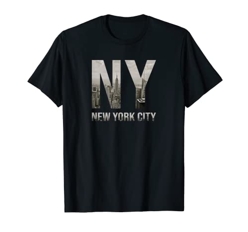 NYC Tshirt Skylines New York City That Never Sleeps Gift Tee T-Shirt
