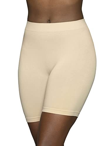 Vanity Fair Women's All Over Smoothing Shapewear for Tummy Control: Tops, Bottoms, Body Suits, Seamless Waistband-Neutral, X-Large