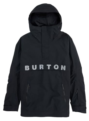 Burton Men's Standard Frostner Anorak, True Black, Medium