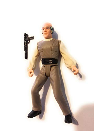 Star Wars, The Power of the Force Green Card, Lobot Action Figure with Freeze Frame Slide, 3.75 Inches