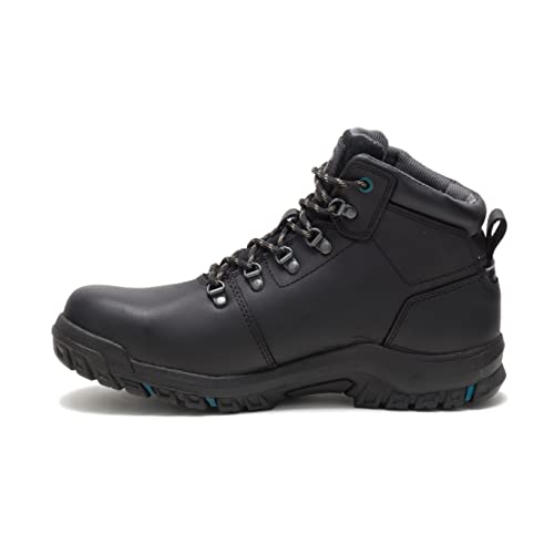 Cat Footwear Women's Mae Waterproof Steel Toe Work Boot, Black, 9 US