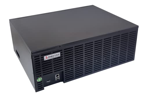 Biostar iMiner X8D2 Barebones 8 GPU Support Mining Case Prebuilt TB360-BTC D+ G4900, CPU, 8GB ram, 2000w Power Supply (220v) 4 6000 RPM Fans, Sever Case.