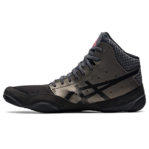 ASICS Men's Snapdown 3 Wrestling Shoes, 9.5, BLACK/GUNMETAL
