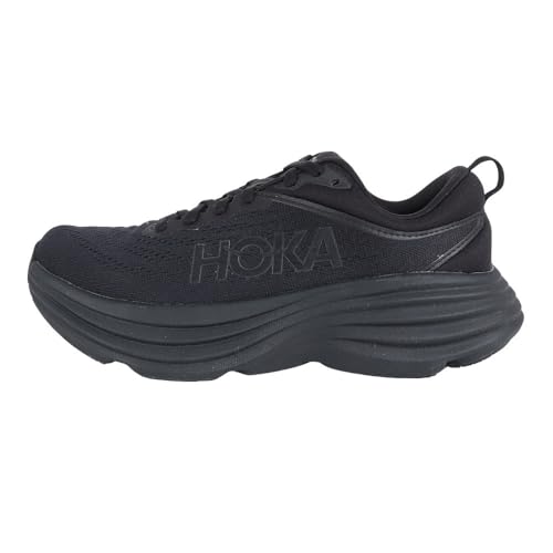 Hoka Women's Bondi 8 Sneaker, Black/Black, 8.5