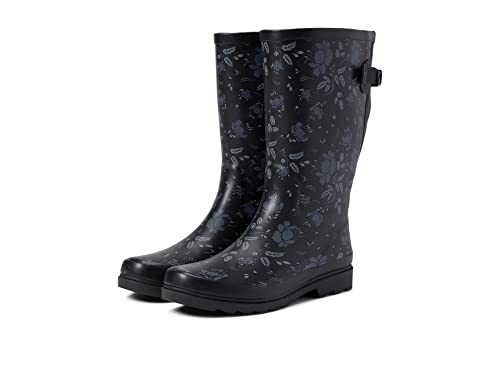 Western Chief Waterproof Printed Wide Calf Rain Boot Feminine Floral 9 M