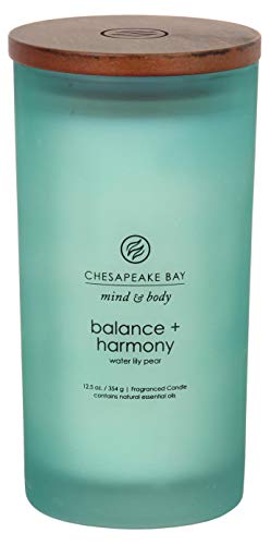 Chesapeake Bay Candle PT31921 Scented Candle, Balance + Harmony (Water Lily Pear), Large, Home Décor