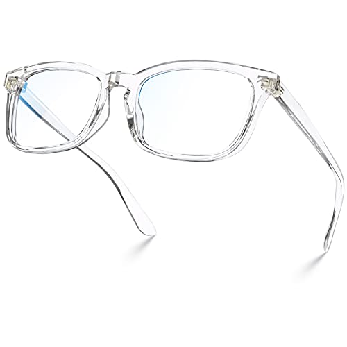 VISOONE Blue Light Blocking Glasses Square with Anti Computer Glare for Gaming Women and Men MONTANA