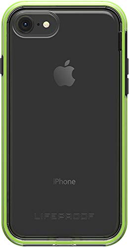 LifeProof SLAM SERIES Case for iPhone SE (3rd and 2nd gen) and iPhone 8/7 - Retail Packaging - NIGHT FLASH (CLEAR/LIME/BLACK)