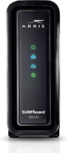 ARRIS Surfboard SB6183 Cable Modem, White (Renewed)