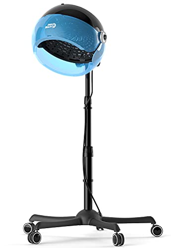 DEER BEAUTY Professional Standing Hair Dryer - 1875W Floor Standing Hooded Dryer Hair Bonnet with Ionic Generator for Professional Salon Station Spa Home Use Hair Drying Treatment Adds Shine Volume