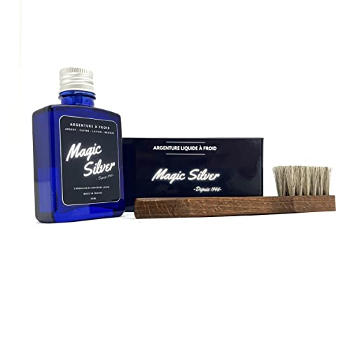 Magic Silver - Jewellery Cleaner - Cleaning Brush - Silver Cleaner for Jewellery - Silver Jewellery Cleaner - Brasso Metal Polish - Stainless Steel Cleaner