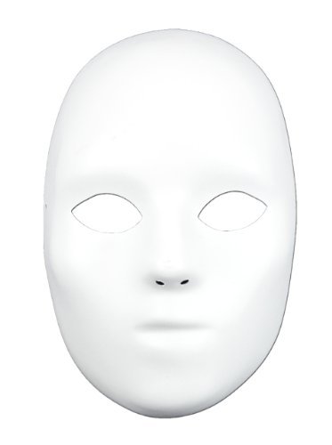 Mask-It Full Female Mask, 8.5-Inch, White
