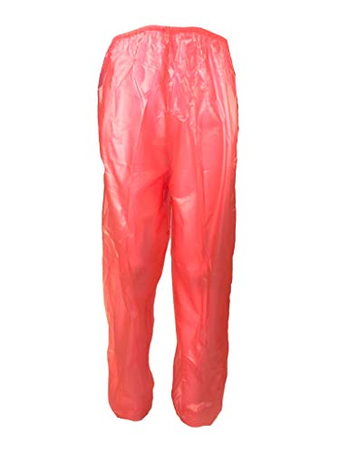 Haian Plastic Jogging Bottoms (Medium, Transparent Red)