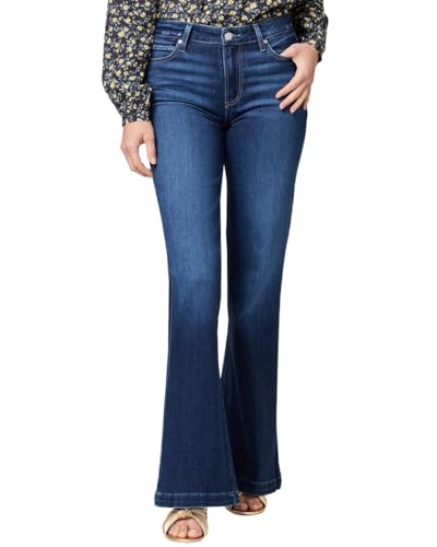 PAIGE Women's Genevieve 32IN, Beaming Moon Distressed, 27