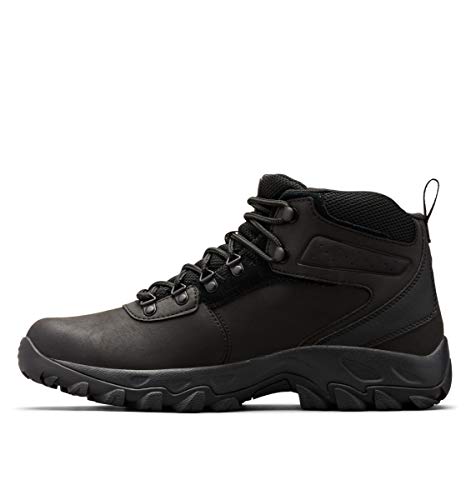 Columbia mens Newton Ridge Plus Ii Waterproof Boot Hiking Shoe, Black/Black, 10.5 Wide US