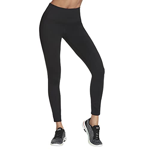 Skechers Women's Go Walk High Waisted Legging, Black, X-Large