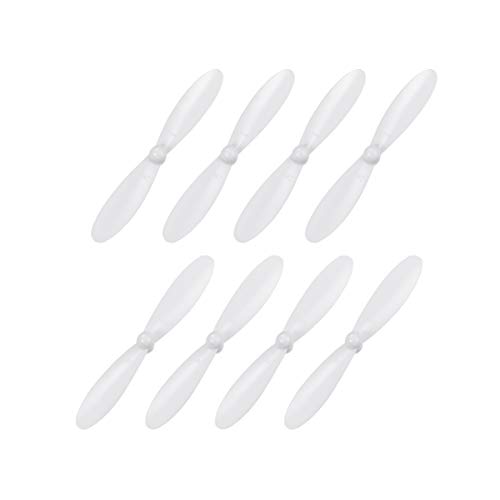 uxcell RC Propellers CW CCW 2-Vane Rotor Compatible for H107 X4 Quadcopter White 4 Pairs