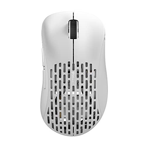 Pulsar Gaming Gears - Xlite V2 Wireless Gaming Mouse, Ultra Lightweight, 2.1 oz (59 g), Ergonomic 2.4 Ghz 1 ms 20000 DPI Optical Sensor PAW3370 Domestic Genuine Product (Medium, Wireless, White)