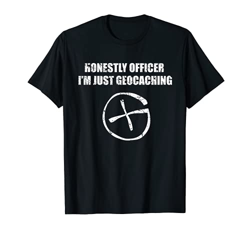 Geocaching Officer Geocache GPS Game Search & Find T-Shirt
