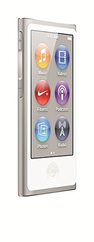 Apple iPod Nano 16 GB (7th Generation) Newest Model (Silver)(Renewed)