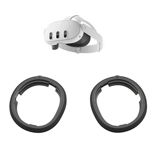 Magnetic Glasses Spacer Protector Compatible with Meta Quest 3 Accessories Lens Protector Glasses Lens Insert Bumper Frame Anti-Scratch Ring,Protect Myopia Glasses from Scratching