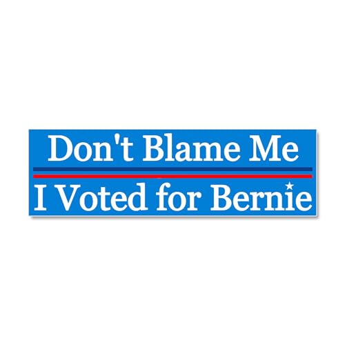 CafePress I Voted for Bernie Car Magnet 10 X 3 Car Magnet 10' x 3', Bumper Magnet