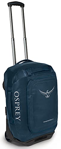 Osprey Transporter 40L Wheeled Travel Duffel Bag, Venturi Blue