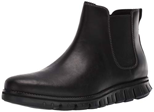 Cole Haan Men's Zerogrand Chelsea Waterproof Boot, Wp Black Leather, 10.5 M US