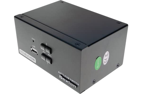 HDMI/ USB2.0 4K Dual Screen KVM switch with Audio