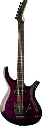 Parker MaxxFly Series DF722FRTPB Radial Neck Joint Floyd Rose, 22 Frets, USA, Purple Burst