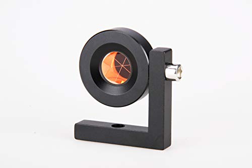 GEOLENI 90 Degree Prism Right Angle Prism L Bar Copper-Coated Mini Prism Total Station Prism MP110 for Total Stations (MP110HW)