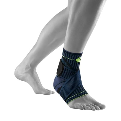 Bauerfeind Sports Ankle Support - Breathable Compression (Black, Medium/Left)