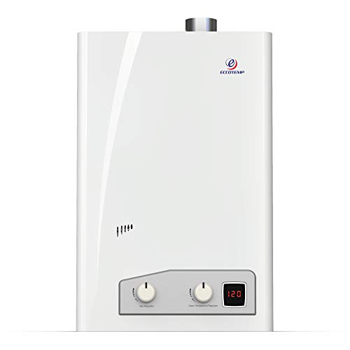 Eccotemp fvi12-NG FVI-12 Natural Gas, 3.5 GPM, High Capacity Tankless Water Heater, White
