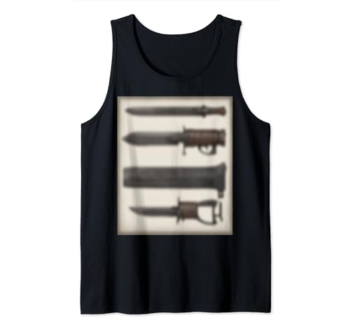 M9 Multi-purpose Bayonet Knife Design Tank Top