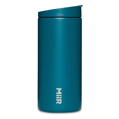 MiiR, Flip Traveler, Double-Wall Vacuum Insulated with Leakproof Lid, BPA-Free Stainless Steel Construction, Prismatic, 12 Fluid Ounces