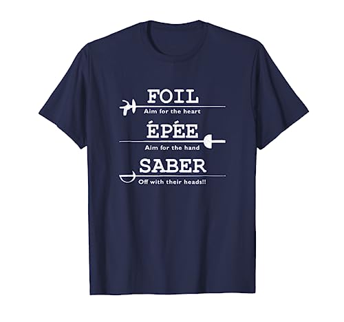 Fencing T-Shirt - Foil Saber Epee Definition Shirt T-Shirt