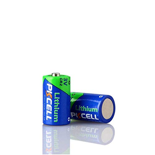 PKCELL CR2 3v Battery CR2 Lithium Battery CR15H270 3V 850mAh Lithium Photo Battery for Motion Sensors (2pc)