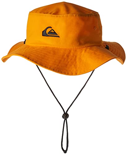 Quiksilver mens Bushmaster Sun Protection Floppy Visor Bucket Hat, Radiant Yellow, Large-X-Large US