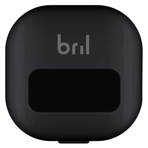 Bril UV-C Toothbrush Sanitizer, Portable Sterilizer, Cover, Holder, and Case for Any Size Toothbrush, Black…