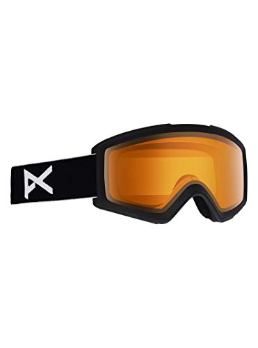 Anon Men's Helix 2 Goggle, Black Frame Amber Lens W20