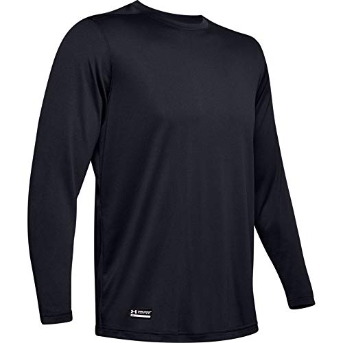 Under Armour Mens Tactical Tech Long-sleeve Shirt , Black (001)/Black , Medium