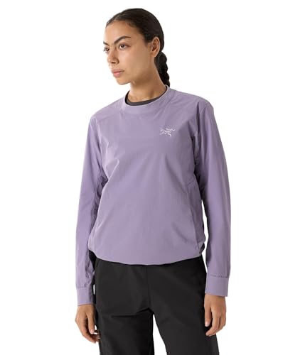 Arc'teryx Gamma Lightweight Crew Neck Pullover Women's | Light Versatile Breathable Softshell Crew | Velocity, Large