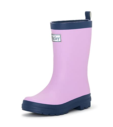 Hatley Kids Classic Rain Boots, Lilac, 5 US Unisex Toddler