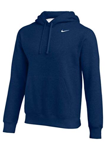 Nike Womens Pullover Fleece Hoodie (Navy, Medium)