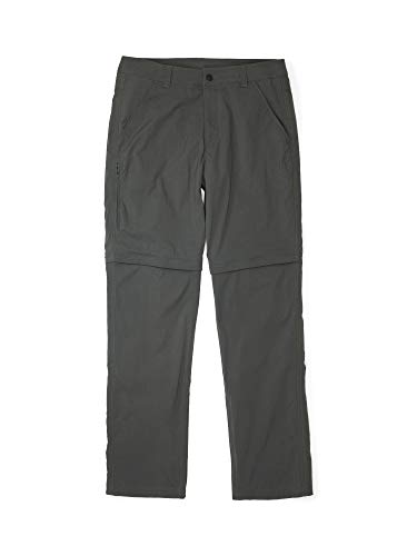 ExOfficio Men's BugsAway Mojave Convertible Pants, Dark Steel, 36