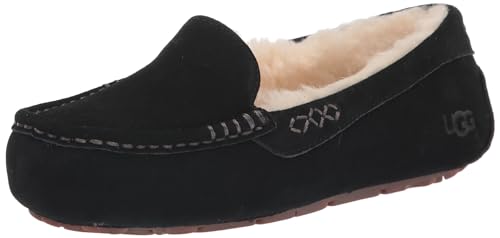 UGG Women's Ansley Slipper, Black, 08