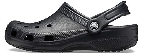 Crocs Unisex-Adult Classic Clogs (Best Sellers), Black, 15 Men/17 Women