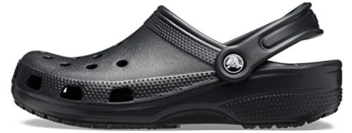 Crocs Unisex-Adult Classic Clogs (Best Sellers), Black, 6 Men/8 Women